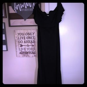 Rosegal Black Bodycon Off-shoulder Dress